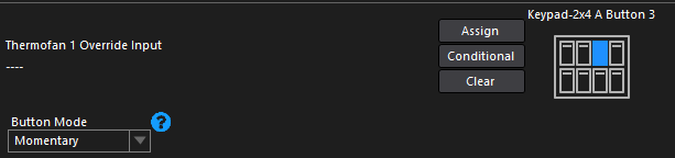 Momentary button mode in NSP